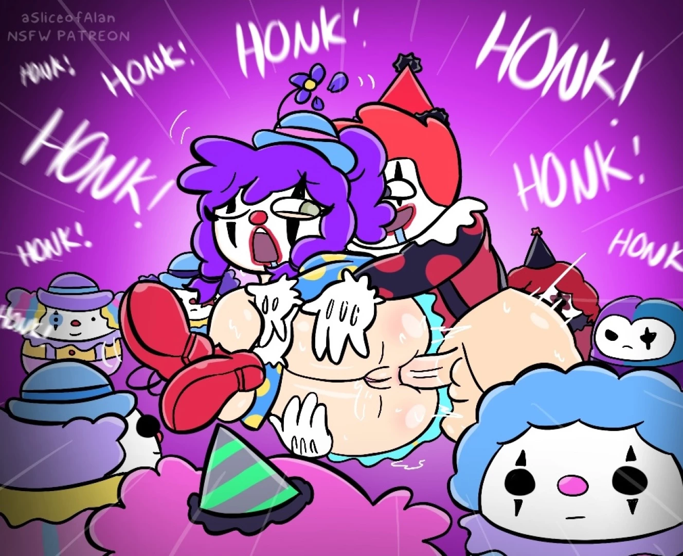ASliceofAlanNSFW - HONK! HONK! Xtra SPICY 