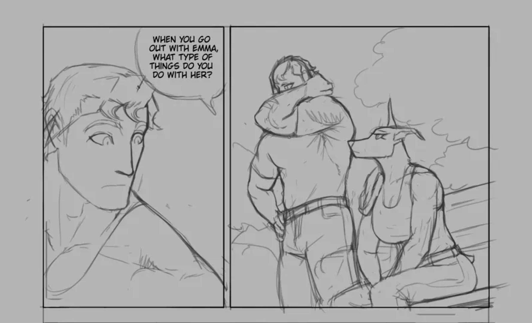 NXWildKongo - Helga asking important questions  — page 1