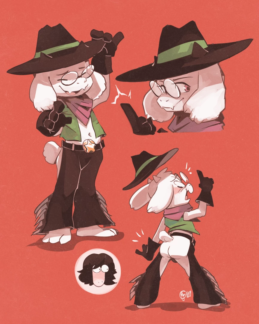 edtropolis - Extra!  Ralsei the cowboy...