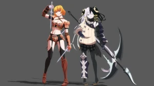 WhiteWolf-kun - MMD Clementine & Zesshi (Overlord)